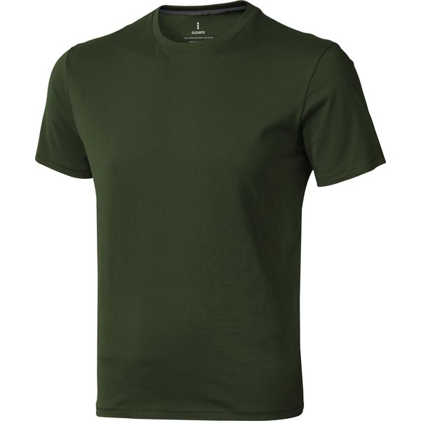 T-Shirt Elevate Nanaimo Da Uomo, Manica Corta PF1807 (Xs) (Verde Militare)-image