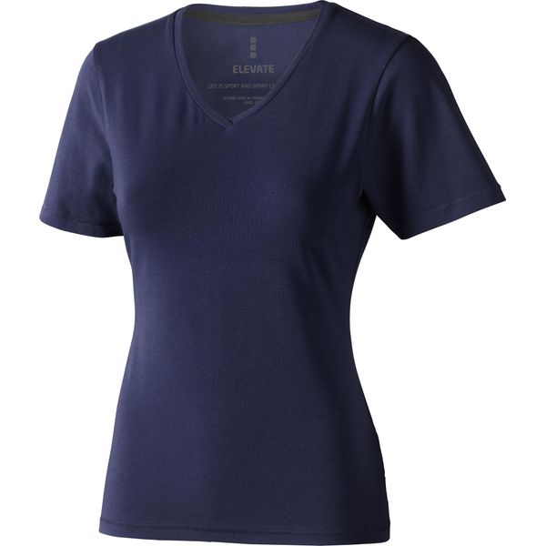 T-Shirt Elevate Kawartha Da Donna, Con Scollo A V, Manica Corta PF1810 (Xl) (Blu Navy)-image