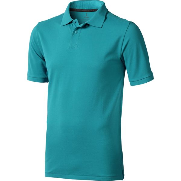 Polo Elevate Calgary Uomo, Manica Corta PF1816 (2XL) (Blu Acqua)-image
