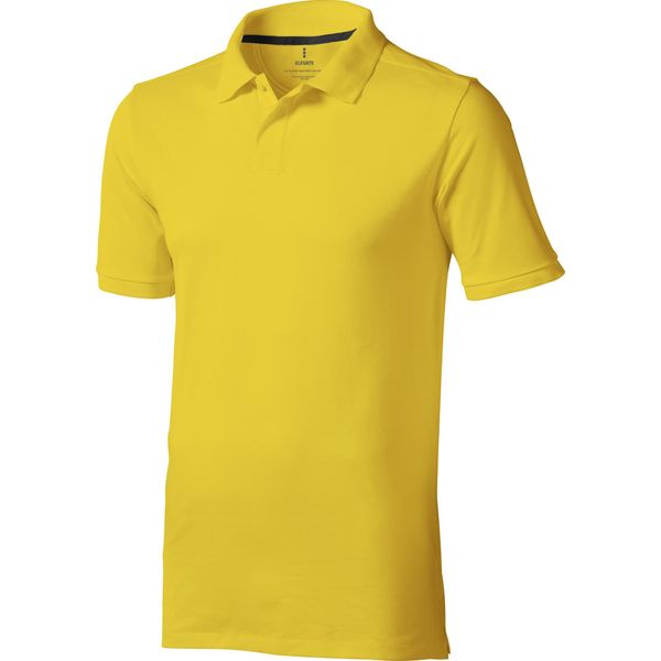 Polo Elevate Calgary Da Uomo, Manica Corta PF1816 (L) (Giallo)-image