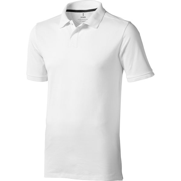 Polo Elevate Calgary Uomo, Manica Corta PF1816 (Xs) (Bianco)-image