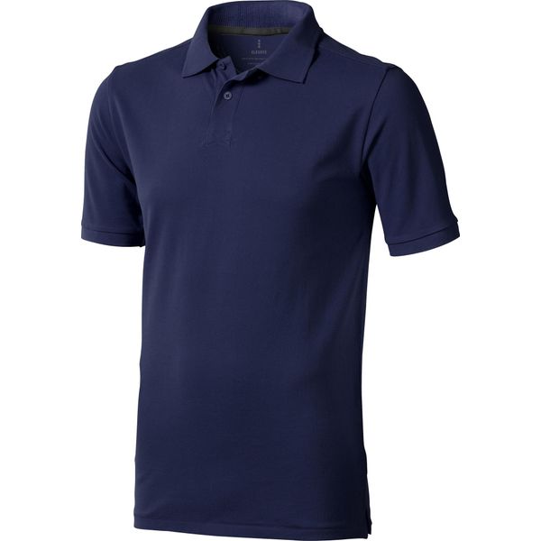 Polo Elevate A Manica Corta Da Uomo Calgary PF1816 (L) (Blu Navy)-image
