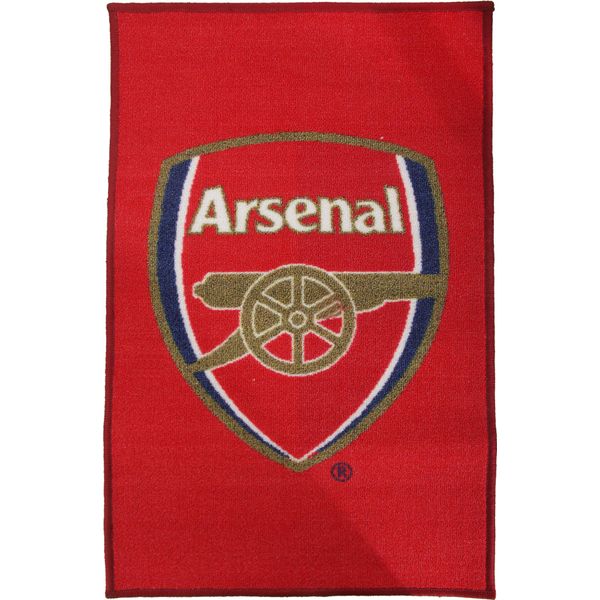 Tappeto / Tappeto / Zerbino Con Motivo Arsenal Fc SG2201 (Taglia Unica) (Rosso)-image