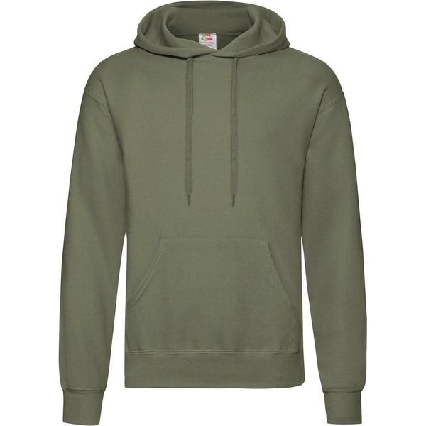 Felpa Con Cappuccio / Felpa Con Cappuccio / Maglione Con Cappuccio Da Uomo Fruit Of The Loom BC366 (L) (Olive)-image