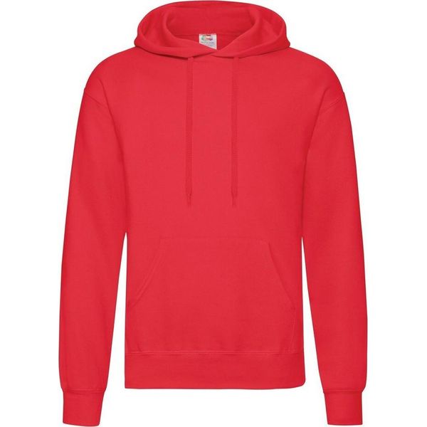 Felpa Con Cappuccio / Felpa Con Cappuccio / Maglione Con Cappuccio Da Uomo Fruit Of The Loom BC366 (Xl) (Rosso)-image