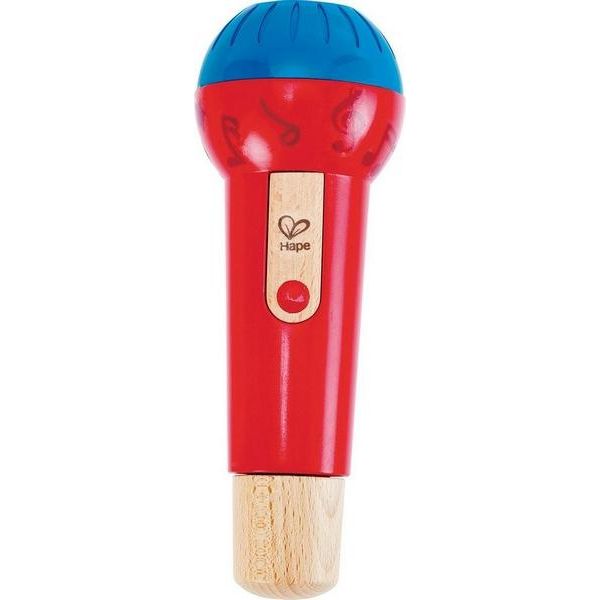 Hape Echo Microphone | Microfono Amplificatore Vocale Senza Batteria Per Bambini A Partire Da 1 Anno Di Età-image