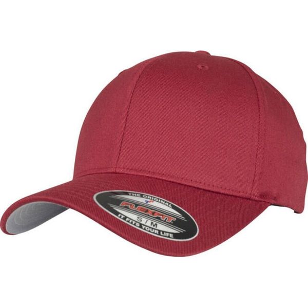 Cappello Da Baseball Unisex Flexfit PC3705 (S/M) (Rosso-Marrone)-image