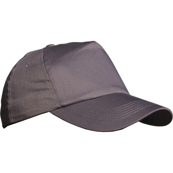 Result Cappello Da Baseball Tinta Unita BC956 (Taglia Unica) (Grigio)-image