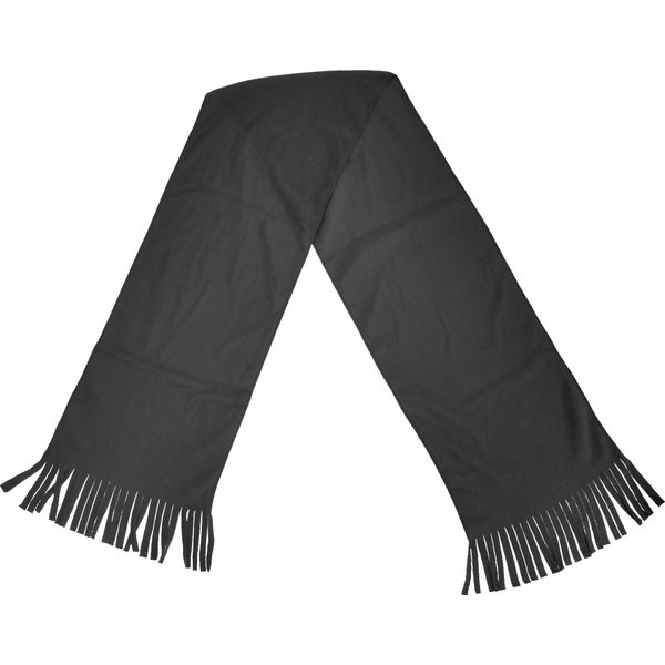 Result Sciarpa Unisex In Pile / Sciarpa Invernale / Sciarpa Con Frange BC873 (Taglia Unica) (Grigio Antracite)-image