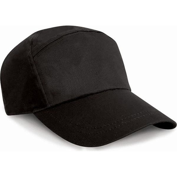 Result Cappello Da Baseball Tinta Unita BC955 (Taglia Unica) (Nero)-image