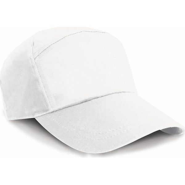 Result Cappello Da Baseball Tinta Unita BC955 (Taglia Unica) (Bianco)-image