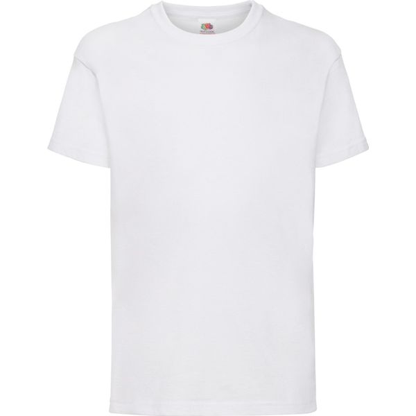T-Shirt Fruit Of The Loom Per Bambini, Manica Corta (2 Pezzi/Confezione) BC4269 (3-4 Anni (104)) (Bianco)-image