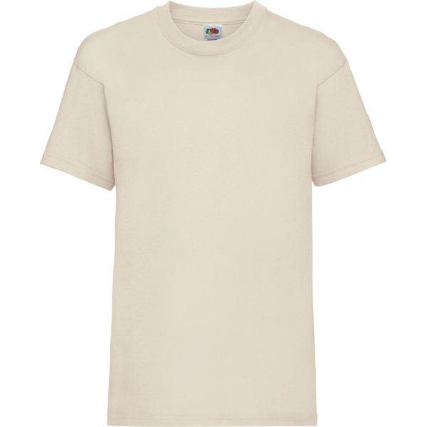 T-Shirt Fruit Of The Loom Per Bambini, Manica Corta (2 Pezzi/Confezione) BC4269 (3-4 Anni (104)) (Natura)-image
