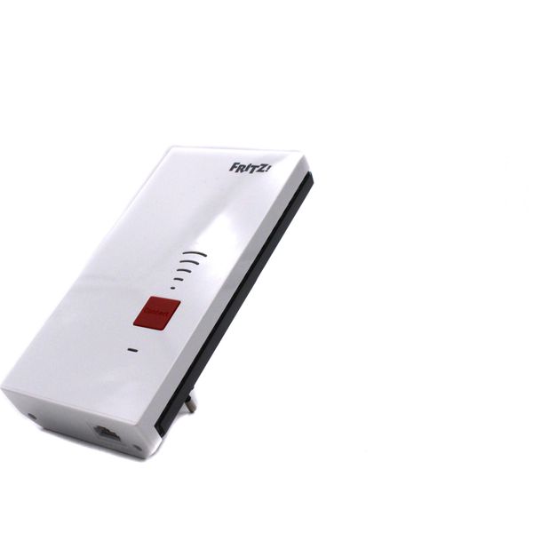 Avm Fritz!Repeater 2400 International Wlan Repeater Ac+N Extender Dual Band (1.733 Mbps/5 Ghz E 600 Mbps/2,4 Ghz), Mesh, Punto Di Accesso Wlan, 1 Porte Lan Gigabit, Wps,-image