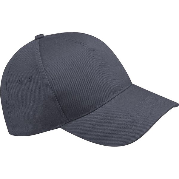 Beechfield Unisex 5 Panel Baseball Cap Ultimate (2 Pezzi/Confezione) RW6702 (Taglia Unica) (Grafite)-image