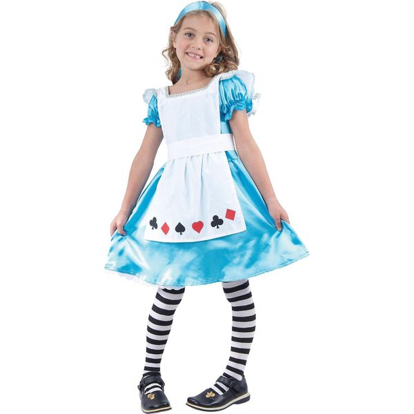 Costume Da Bambino Bristol Novelty Alice BN186 (Xl) (Blu/Bianco)-image