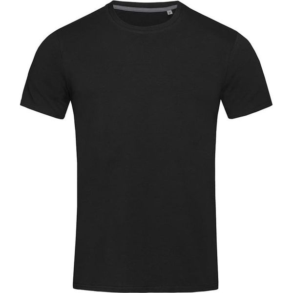 T-Shirt Girocollo Stedman Stars Da Uomo Clive AB384 (Xl) (Nero)-image