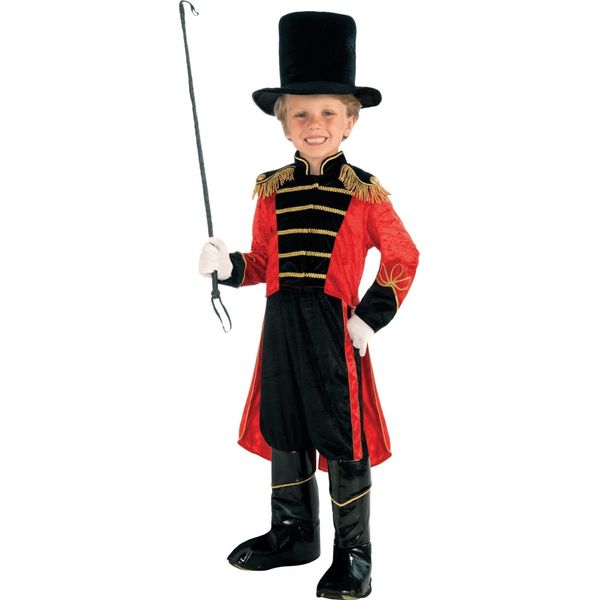 Costume Da Ringmaster Per Bambini Bristol Novelty BN1403 (M) (Rosso/Nero)-image