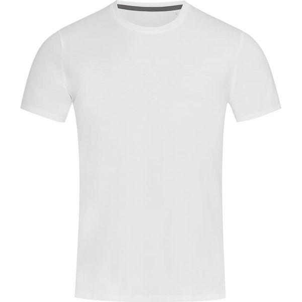 T-Shirt Girocollo Stedman Stars Da Uomo Clive AB384 (Xl) (Bianco)-image