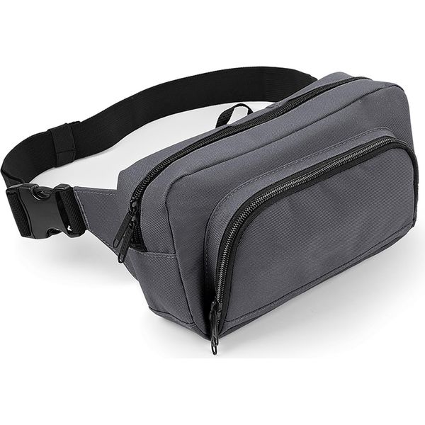 Bagbase Borsa Da Cintura / Marsupio, 2,5 Litri RW2568 (Taglia Unica) (Grigio)-image