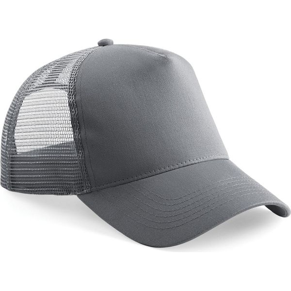 Berretto Da Baseball Trucker Beechfield Da Uomo Con Inserti In Rete (2 Pezzi/Confezione) RW6695 (Taglia Unica) (Grafite/Grafite)-image