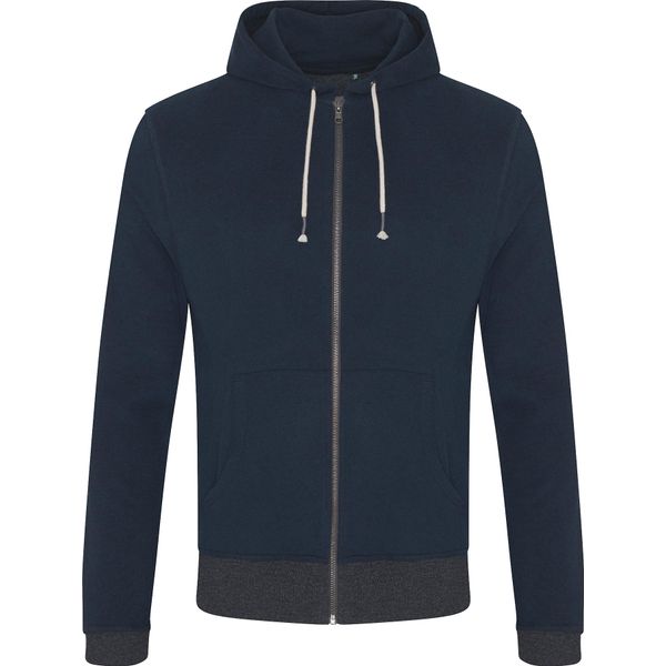 Ecologie Uomo Okavango Contrast Zoodie PC3196 (M) (Blu Navy/Grafite)-image