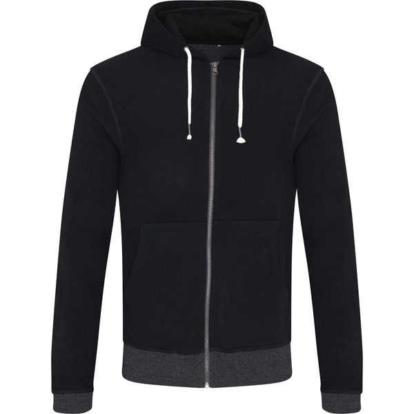 Ecologie Uomo Okavango Contrast Zoodie PC3196 (M) (Nero/Grafite)-image