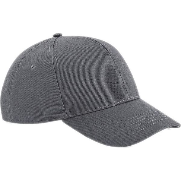 Beechfield Unisex Ultimate 6 Panel Baseball Cap PC4077 (Taglia Unica) (Grafite)-image