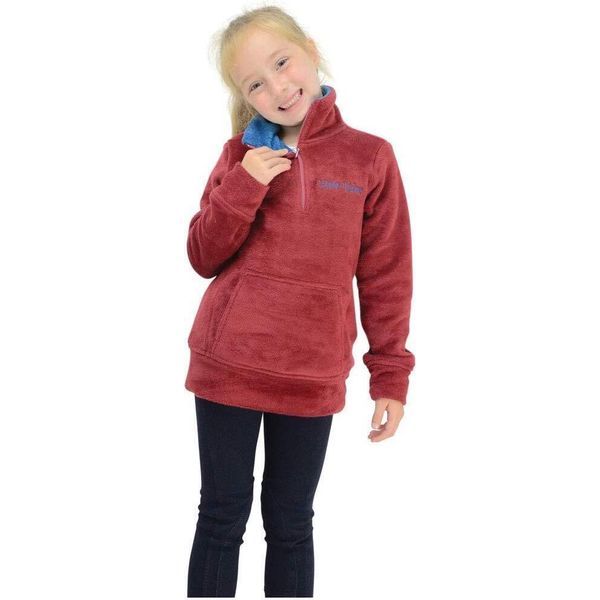 Little Rider Bambini / Bambine Maglia In Pile Nina BZ2548 (116) (Rosso Scuro/Benzina)-image