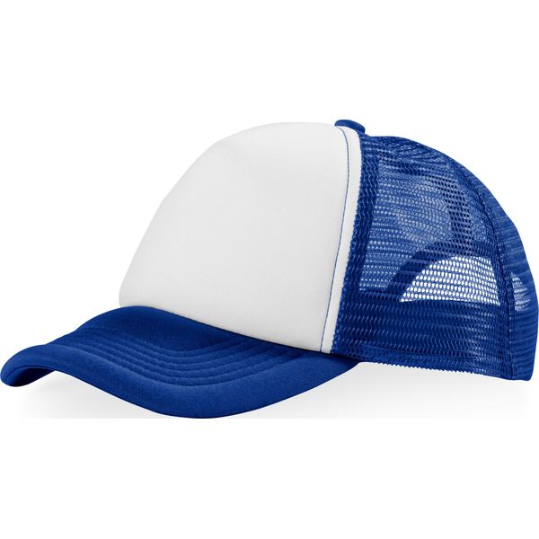 Cappello Bullet Trucker A 5 Pannelli (2 Pezzi/Confezione) PF2422 (Taglia Unica) (Blu Reale/Bianco)-image