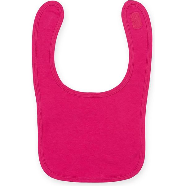 Larkwood Baby Bavaglino Unisex / Bavaglino Reversibile RW2737 (Taglia Unica) (Fucsia)-image