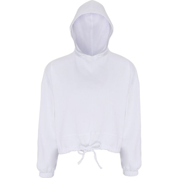 Felpa Con Cappuccio Oversize Tridri Da Donna RW6548 (S/M) (Bianco)-image