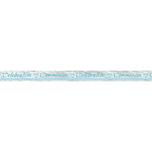 Striscione Per Comunione Unique Party 3,6M SG15003 (Taglia Unica) (Blu)-image