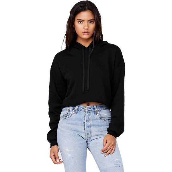 Bella + Canvas - Felpa Con Cappuccio In Pile Da Donna RW7060 (Xl) (Nero)-image