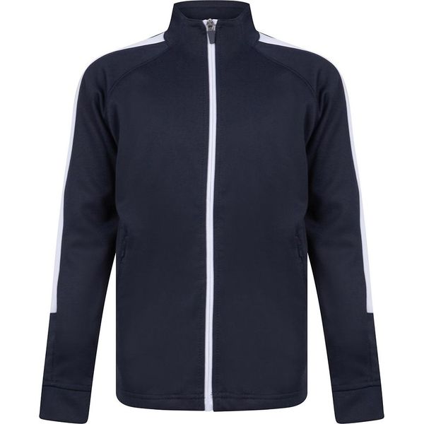 Finden & Hales Top Tuta In Maglia Da Ragazzo PC3083 (9-10 Anni (140)) (Blu Navy/Bianco)-image