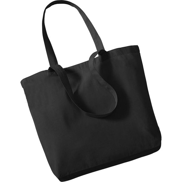 Westford Mill Borsa Per La Spesa In Cotonelogico, 16 Litri (2 Pezzi/Confezione) BC4547 (Taglia Unica) (Nero)-image