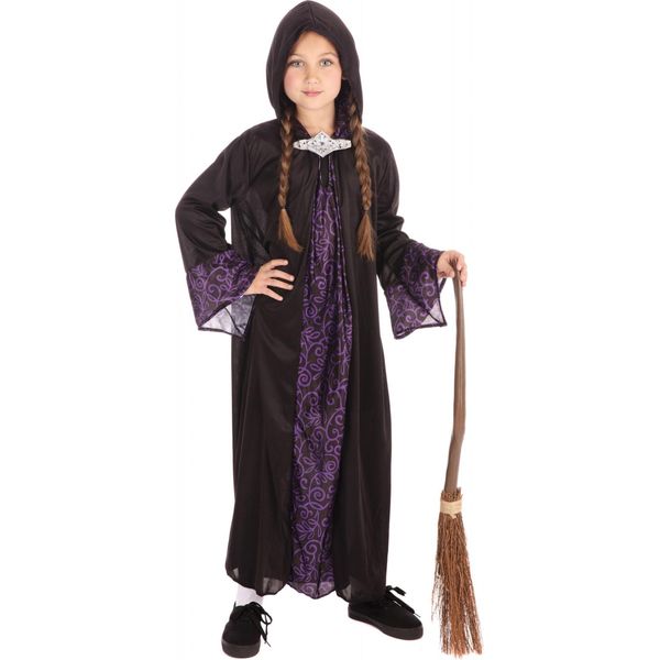 Costume Da Bambino Bristol Novelty Wizard BN1802 (L) (Nero/Blu)-image