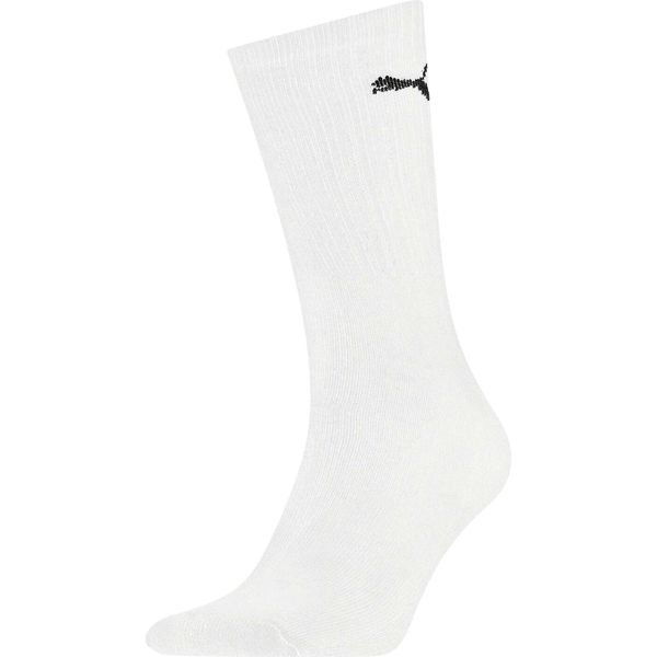 Puma Calze Sportive Unisex Per Adulti, Confezione Da 3 Pezzi RD259 (39-42 Eu) (Bianco)-image