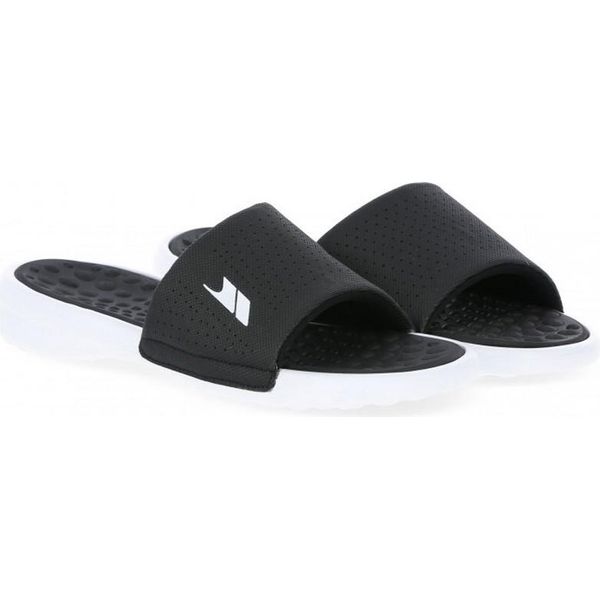 Trespass Uomo Slide Imbottito Pantofole / Scarpe Da Bagno TP4734 (43 Eu) (Nero/Bianco)-image