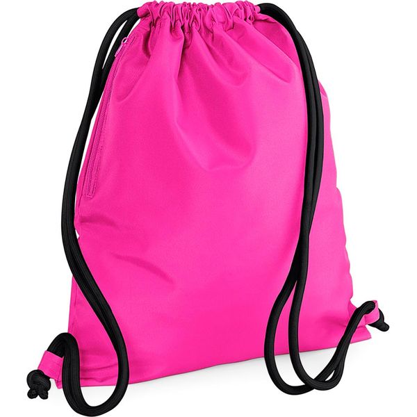 Borsa Da Palestra Bagbase Icon BC3396 (Taglia Unica) (Fucsia/Nero)-image