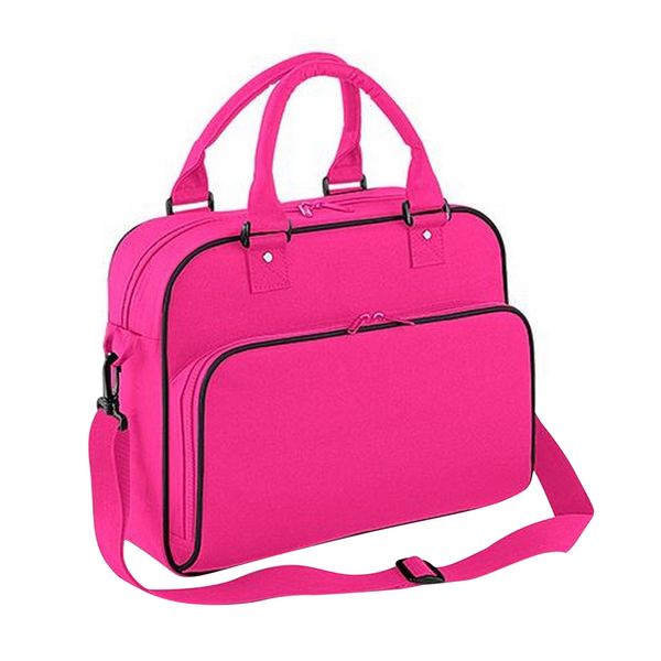 Bagbase Compact Junior Dance Messenger Bagbase, 15 Litri BC3135 (Taglia Unica) (Fucsia/Nero)-image