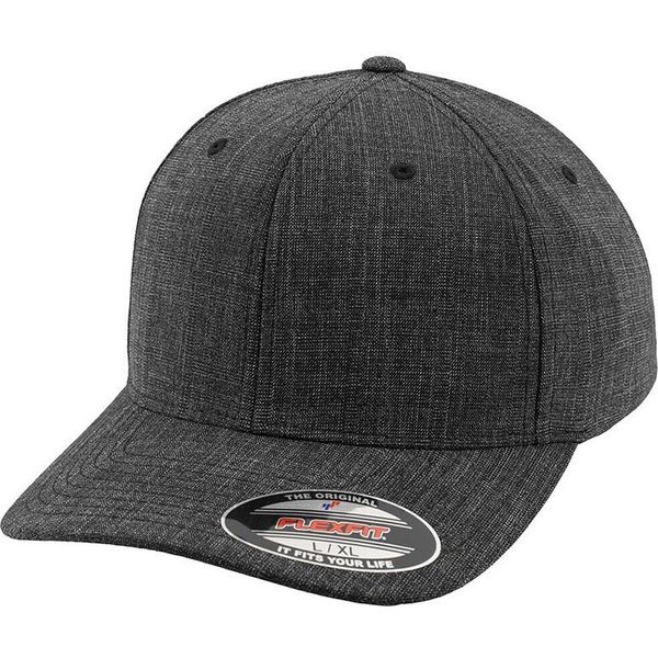 Flexfit By Yupoong Unisex Fine Melange Baseballkappe RW7707 (L/Xl) (Schwarz)-image