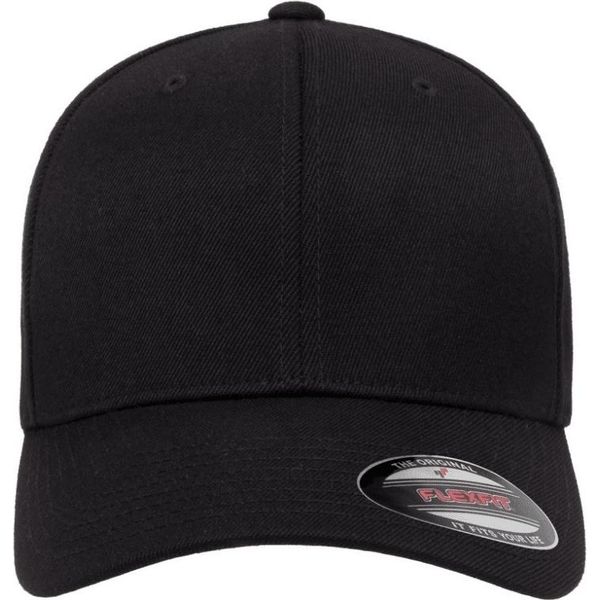 Cappello Da Baseball Flexfit By Yupoong In Misto Lana RW7558 (S/M) (Nero)-image
