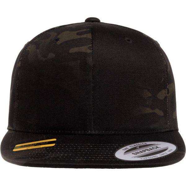 Cappello Da Baseball Flexfit By Yupoong Classic Multicam RW7574 (Taglia Unica) (Nero/Multicam)-image