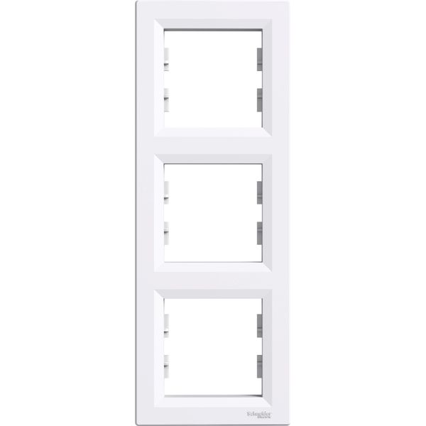 Telaio Verticale A 3 Ingressi, Bianco Schneider Asfora EPH5810321-image