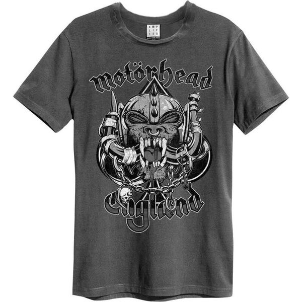 Amplified - Maglietta "Snaggletooth Crest"" Per Uomo/Donna Unisex GD135 (Xs) (Antracite)"-image