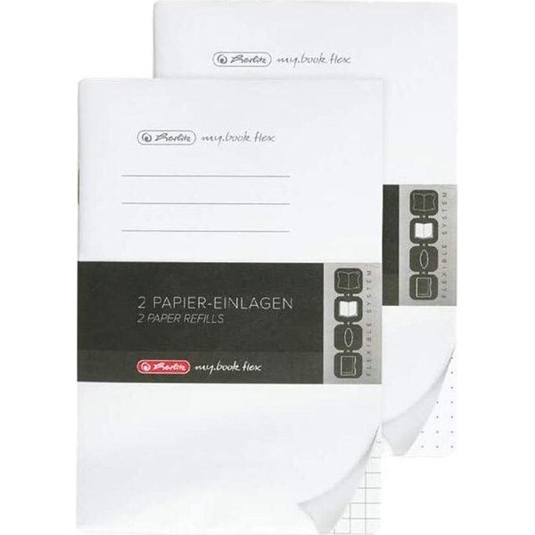 Herlitz 50033812 Inserti Di Ricambio In Carta Herlitz Per Notebook My.Book Flex, A6-image