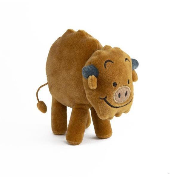 Mascotte Con Pom-Pom Di Bisonte 15 Cm-image