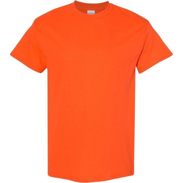 Maglietta Gildan Da Uomo (5 Pezzi/Confezione) BC4807 (Xl) (Arancione)-image