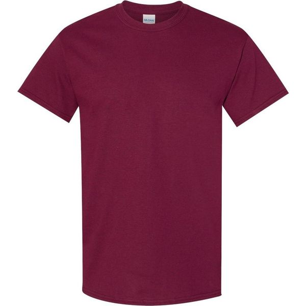 Maglietta Gildan Da Uomo (5 Pezzi/Confezione) BC4807 (L) (Rosso Vino)-image